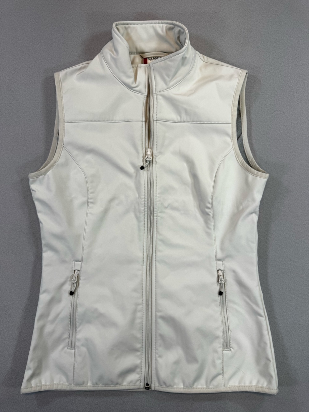 Clique White Sleeveless Softshell Vest - Women's Jacket & Coat